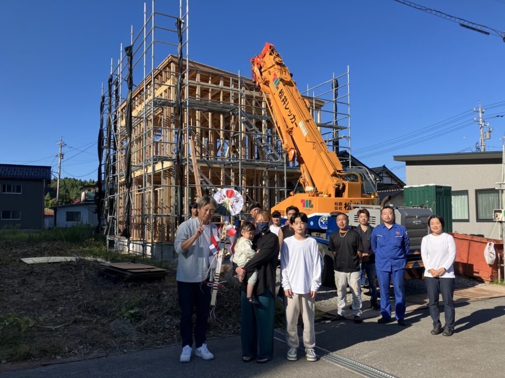 上棟式を行いました！七尾市で進む「ジブンハウス79AⅡ」の家づくり